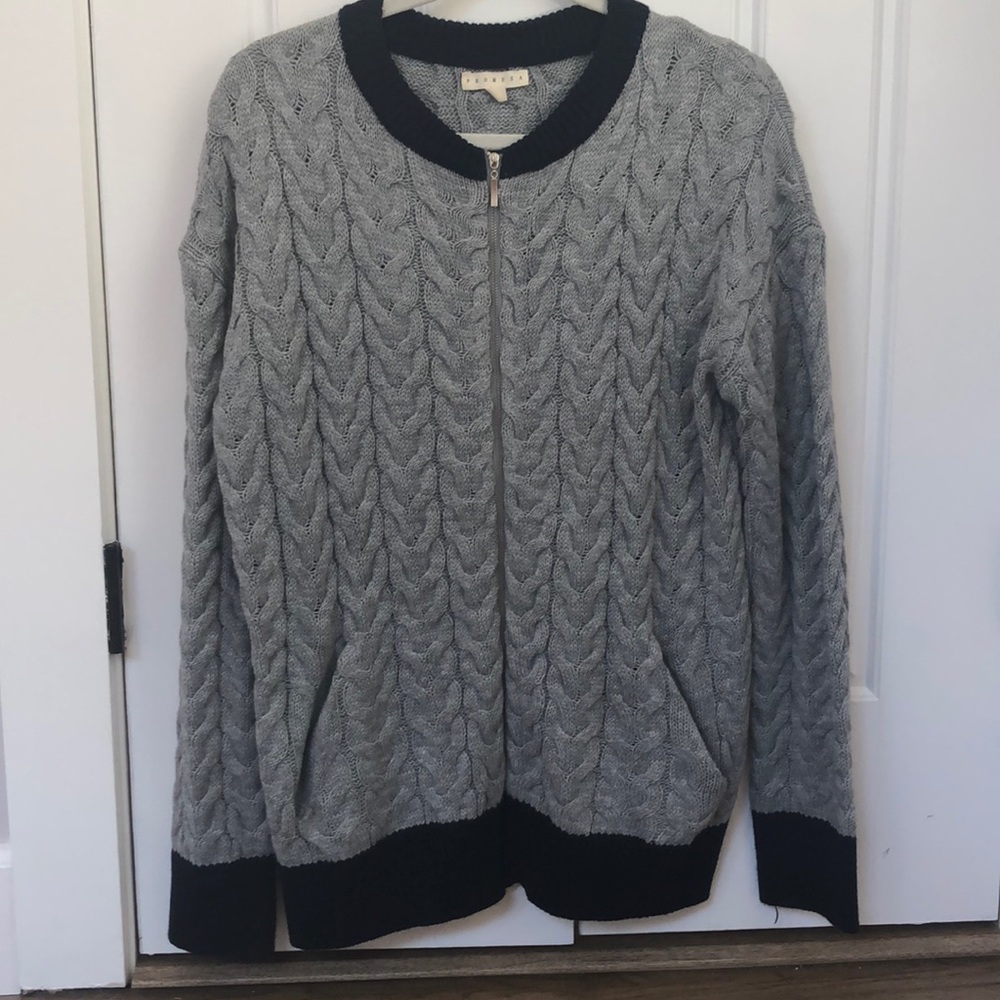 Zip up sweater
